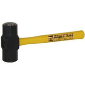 Midwest Rake 41313 10 lb. Form Sledge, Yellow Fiberglass Handle