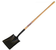 Midwest Rake 49802 HomeScaper #2 Square Point Shovel, 45" Wood Handle