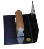 Midwest Rake 47414 Heavy-Duty Cove Trowel with 1" Radius, 7-1/2" W x 5-3/4" D x 3-1/2" H