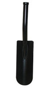 Midwest Rake 49566 BULLHEAD Closed Back 14" Drain Spade, 48" Gray FH