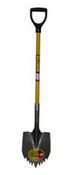 Midwest Rake 49632 Shark Tooth Shovel, 40" Yellow Extended D-Grip FH