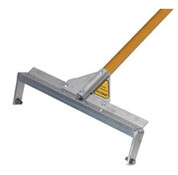 Midwest Rake 60114 24" Heavy-Duty Aluminum Frame, 3/8" SS Axle, 66" Yellow AH