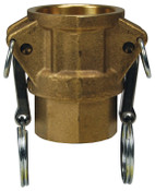 Dixon G100-D-BR 1" Brass Global Female Coupler x