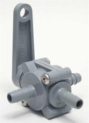 SMC 2363190 Ball Valve, 3 Way, Lever, 5/8 In, Barb