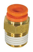 SMC KQ2H06-03S Male Connector, 6mm x 3/8 In, Tube x R(PT)