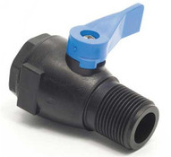 SMC FP 074-12FGH12M-F BLUE HDL Ball Valve, 2 Way, Blue, 3/4 In, FGHT x MNPT