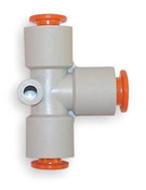 SMC KQ2T01-07 Reducing Tee, 1/8 x 1/4 In, Tube