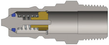 Dixon H4M6-S 1/2" ISO-B NIPPLE, 3/4" M-NPT, SS Body Material: 303 STAINLESS Body Size: 1/2"