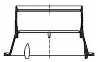 AY McDonald 4174306 74MWF18 FRAME ONLY-1 PCE-18PIT