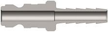 Dixon J2S2 1/4" TRUFLATE NIPPLE, 1/4" BARB Body Material: STEEL Body Size: 1/4"
