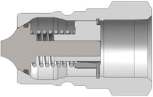Dixon K8BF8 1" ISO-A NIPPLE, 1" BSPP, STEEL Body Material: STEEL Body Size: 1"