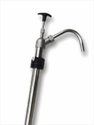 Stainless Steel & Teflon Hand Drum Pump 22oz. Stroke