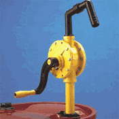Yellow Polypropylene Rotary Drum Pump 8 GPM