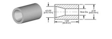 CL166 Series CL166-6 aluminum oxide ceramic inserts.