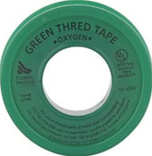 Gasolia Chemicals GT90 1/2" x 260" Green PTFE Tape for Oxygen