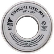 Gasolia SA520-1 Chemicals 1" x 520" Nickel PTFE Tape for Stainless Steel