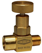 Dixon MFB101 1/8" BRASS MINI NEEDLE VALVE MXF