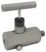 Dixon MFC604 1/2" Steel Block,Bleed Needle Valve Male-to-Fem, Hard Seat, T-Handle