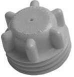 DIXON ME179-1 LP Gas Hose Plastic Dust Plugs with dust seal and chain assembly, yellow plastic