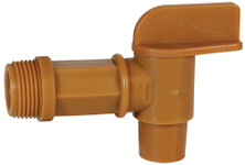 Dixon PEDF75 3/4" POLYETHYLENE DRUM FAUCET-GOLD