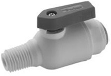 DIXON PP6VMC6-MG LIQUIfit™ Ball Valve Male Connectors,Polypropylene