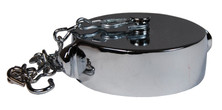 Dixon RFC250F-C 2-1/2" NH RL CAP WITH CHAIN, POL & CHROMED BRASS