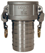 Dixon RC200EZCR 2" EZ Bosslock Fem Coupler x Crimp Style Hose Shank - 316SS