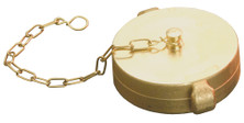 Dixon RFC075 3/4" NPSH BRASS CAP WITH CHAIN,