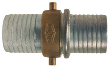 Dixon SB93 2 1/2" Plated Iron w/Brass nut CPLG