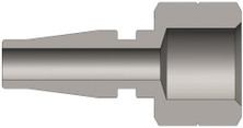 Dixon SHD2F1 1/4" SCHRADER NIPPLE, 1/8" NPTF Body Material: STEEL Body Size: 1/4"