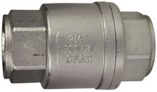 Dixon SSCVIL050 1/2" 800psi 316SS Check Valve Fem NPT x Fem NPT