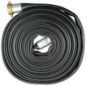 Dixon WDH25BK25KAS 2-1/2" X 25' BLK NITRILE HOSE CPLD MXF NPSH SHORT SHANK CPLGS