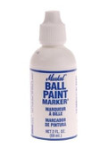 Markal 84600 Ball Paint Marker Metal Tip, Plastic Bottle White Carded, 24/Case