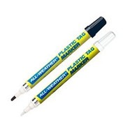 Markal 96638 All-Weather Plastic Ear Tag Marker Regular White, 48/Case