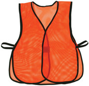 OK-1 OK-OV Open Mesh Hook & Loop Closure Plain Vest Size:S/XL (26-50")
