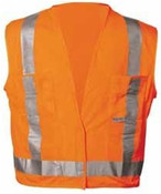 OK-1 OK-SVOMH ANSI Class II Hook & Loop Closure Surveyor Vest Size:L (38-42")