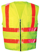 OK-1 OK-SVL2O ANSI Class II Zipper Surveyor Vest Size:2XL (48-52")