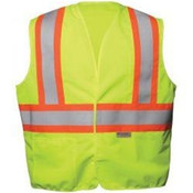 OK-1 OK-IL DOT ANSI Class II Hook & Loop Closure Vest Size:XL (42-46")