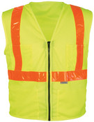 OK-1 OK-SVLMO ANSI Class II Zipper Surveyor Vest Size:L (38-42")