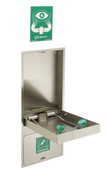 Haws 7656WC Recessed, barrier-free, pull down, eye/face wash w/containment tray