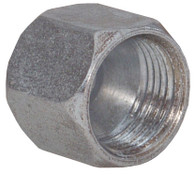 Dixon 0304C-6 9/16'X3/8" CARBON STEEL JIC CAP NUT