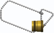 Dixon 10WDP-B 1 1/4" WINGSTYLE DUST PLUG Body Material: BRASS Body Size: 1-1/4"