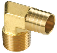 Dixon 1290504C 1/4" MNPT x 5/16" 90 Deg Hose Barb Brass