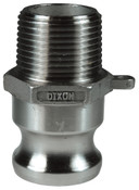 Dixon 150-F-SS 1 1/2" Stainless Male Adapter x