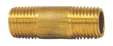 Dixon 1660430CLF Long Pipe Nipple 1/4" NPT x 3" Lead Free <= 0.25% Pb