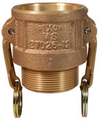Dixon 200-B-BR 2" Brass Female Coupler x Male NPT