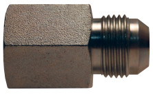 Dixon 2405-20-20 1-5/8"-12 Male 37 Deg Flare x 1-1/4"-11.5 Fem NPTF (Steel)