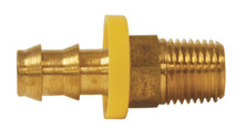 Dixon 2720604CLF 1/4" MNPT x 3/8" Lok-On Hose Barb Lead Free Brass <= 0.25% Pb