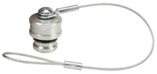 Dixon 2VDP-A 1/4" H-STYLE DUST PLUG, ALUMINUM Body Material: ALUMINUM Body Size: 1/4"