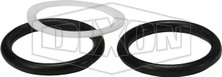 Dixon 2H-SKIT 1/4" ISO-B SEAL KIT Body Material: ELASTOMER Body Size: 1/4"